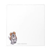 St. Bernard Personalized Stationery Notizblock (Vorderseite)