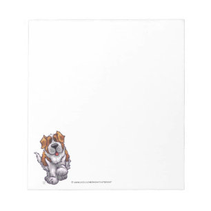 St. Bernard Personalized Stationery Notizblock