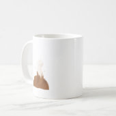 St. Bernard Pet Dog Illustration Portrait Kaffeetasse (Vorderseite Links)