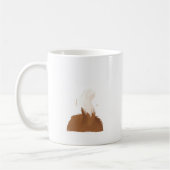 St. Bernard Pet Dog Illustration Portrait Kaffeetasse (Links)