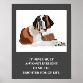 St. Bernard Print, Value Poster Paper (Matte) (Vorne)