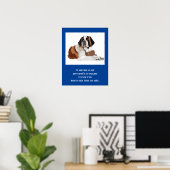 St. Bernard Print, Value Poster zum Download (Heimbüro)