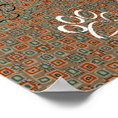 St Bernard Puppy Cookie Poster (Ecke)