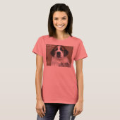 St Bernard Puppy Cookie T-Shirt (Vorne ganz)