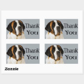 St. Bernard Puppy Dog Danke Sticker (Blatt)
