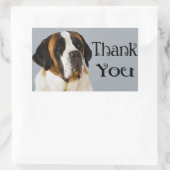 St. Bernard Puppy Dog Danke Sticker (Tasche)