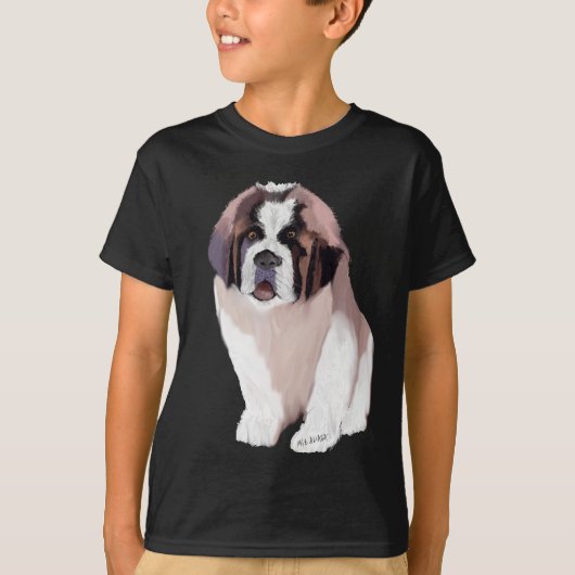 St. Bernard Puppy T-Shirt (Vorderseite)