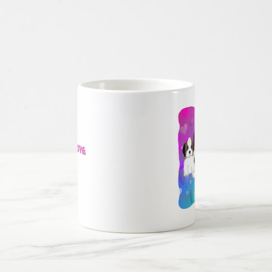 St Bernard Puppy Tasse - Puppy Liebe Series (Mittel)