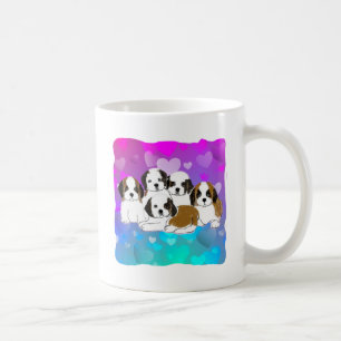St Bernard Puppy Tasse - Puppy Liebe Series