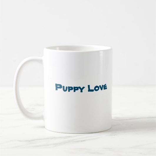 St. Bernard Puppy Tasse - Slobbers Puppy Liebe Ser (Links)