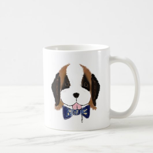 St. Bernard Puppy Tasse - Slobbers Puppy Liebe Ser (Rechts)