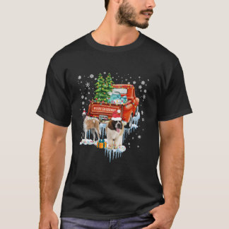 St Bernard Riding und LKW Weihnachten Weihnachten T-Shirt