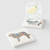 St. Bernard, St. Bernard, Steinuntersetzer (Seitenansicht)