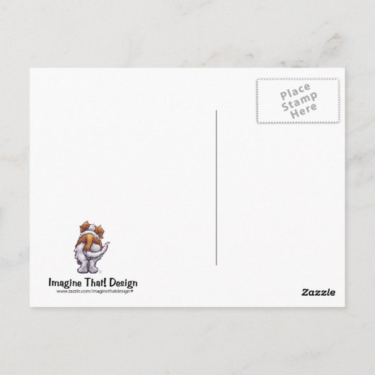 St. Bernard Stationery Postkarte (Rückseite)