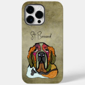 St Bernard Ugly Face Case-Mate iPhone Case (Rückseite)