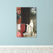 St. Bernard und die Jungfrau Leinwanddruck (Insitu (Holzboden))