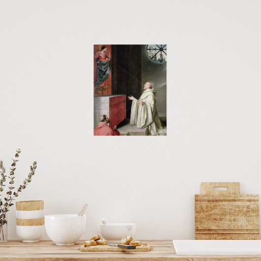 St. Bernard und die Jungfrau Poster (Küche)