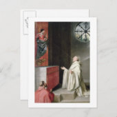 St. Bernard und die Jungfrau Postkarte (Vorne/Hinten)