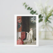 St. Bernard und die Jungfrau Postkarte (Stehend Vorderseite)