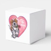 St. Bernard Valentinstag Geschenkschachtel (Rückseite)