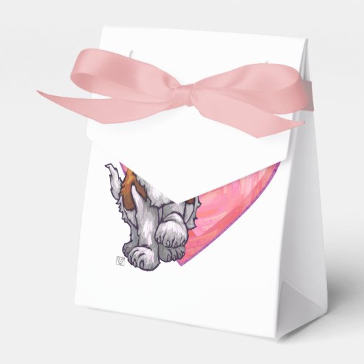 St. Bernard Valentinstag Geschenkschachtel (Vorderseite)