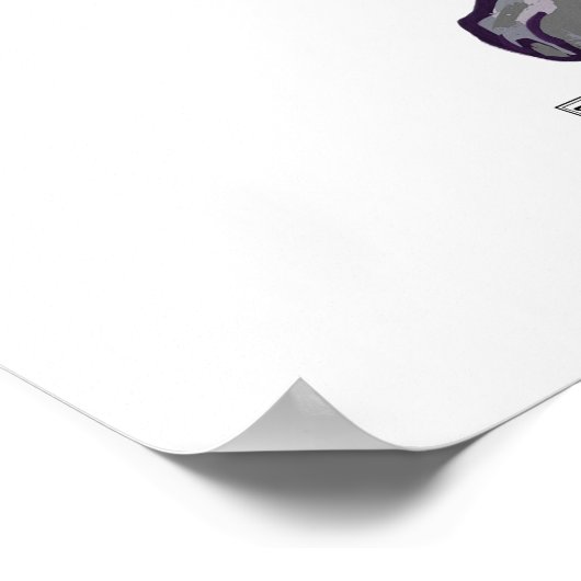 St. Bernard Valentinstag Poster (Ecke)