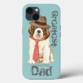 St. Bernard Vater Case-Mate iPhone Hülle (Rückseite)