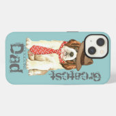 St. Bernard Vater iPhone Hülle (Rückseite (Horizontal))
