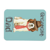 St. Bernard Vater Magnet (Horizontal)