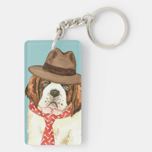 St. Bernard Vater Schlüsselanhänger (Rückseite)