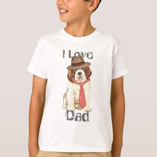 St. Bernard Vater T-Shirt (Vorderseite)