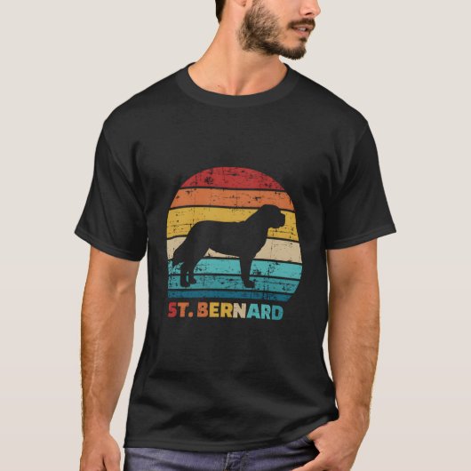 St Bernard Vintag T-Shirt (Vorderseite)