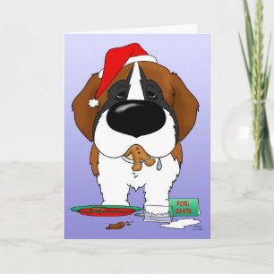 St. Bernard Weihnachten