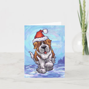 St. Bernard Weihnachten