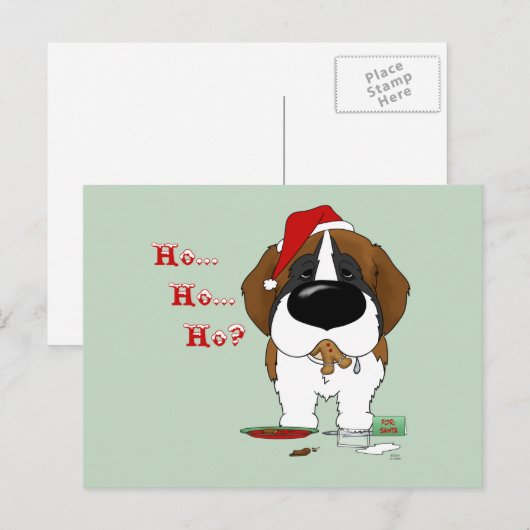 St. Bernard Weihnachten (Vorne/Hinten)