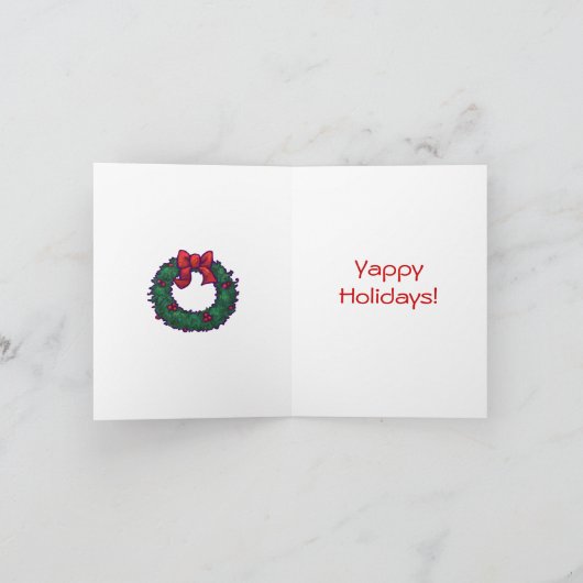 St. Bernard Weihnachten (Innenseite)