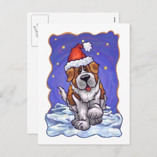 St. Bernard Weihnachten (Vorne/Hinten)