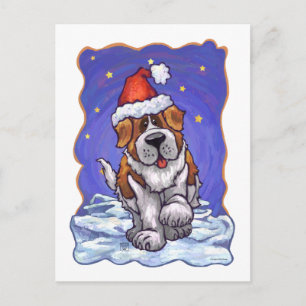 St. Bernard Weihnachten