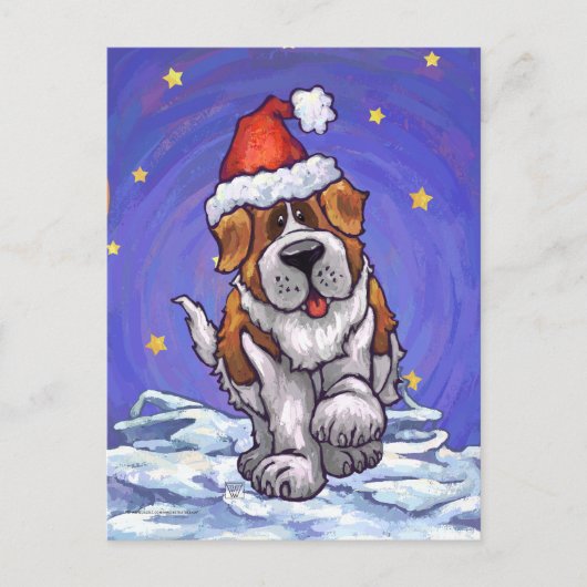 St. Bernard Weihnachten (Vorderseite)