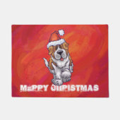St. Bernard Weihnachten am Roten Meer Fußmatte (Vorderseite)