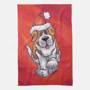 St. Bernard Weihnachten am Roten Meer Handtuch