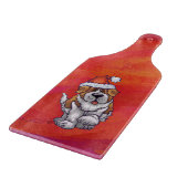 St. Bernard Weihnachten am Roten Meer Schneidebrett (Ecke)