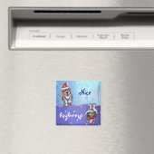 St. Bernard Weihnachten Magnet (In Situ (Geschirrspüler))