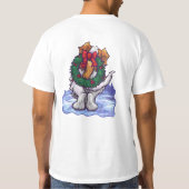 St. Bernard Weihnachten T-Shirt (Rückseite)