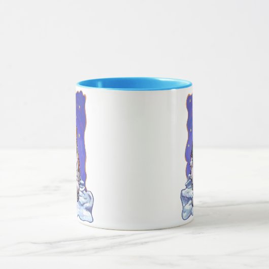 St. Bernard Weihnachten Tasse (Zentrum)