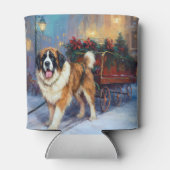 St. Bernard Weihnachtsfeiertag Dosenkühler (Rückseite)