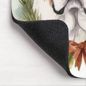 St. Bernard Weihnachtsfeiertag Mousepad (Ecke)