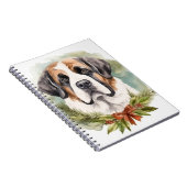 St. Bernard Weihnachtsfeiertag Notizblock (Rechte Seite)