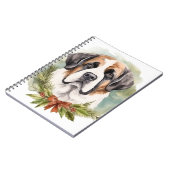 St. Bernard Weihnachtsfeiertag Notizblock (Linke Seite)