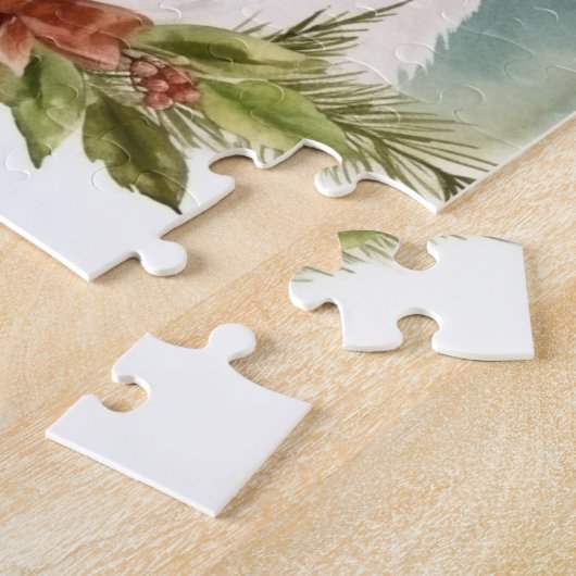 St. Bernard Weihnachtsfeiertag Puzzle (Seite)